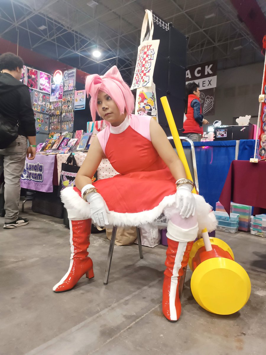 leziith's tweet photo. El multiverso de Amy Rose
.
.
.
Un cosplay que hice en diciembre del mes pasado, basado en un dibujo que mi hermana realizó. 🗣️

#amyrose #SonicMovie3 #SonicTheHedgehog https://t.co/iPIybH0qRb
