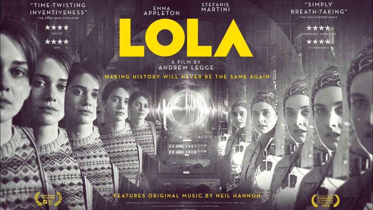 SaveRedlandLibr's tweet photo. 11:40pm TODAY on @Film4
The 2022 #SciFi film🎥 “LOLA” directed by #AndrewLegge & co-written with #AngeliMacfarlane
🌟 #EmmaAppleton #StefanieMartini #RoryFleckByrne #AaronMonaghan #ShaunBoylan #AyviannaSnow https://t.co/xau5KsSaNS