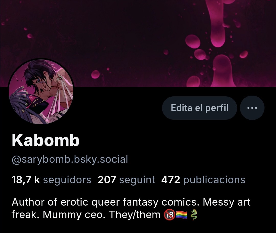 Not gonna post anymore here, maybe I'll delete the account at some point. I use 🦋 the most. All links in my profile and pinned. Support artists and lgtb folks. Fuck n*zis. Bye.