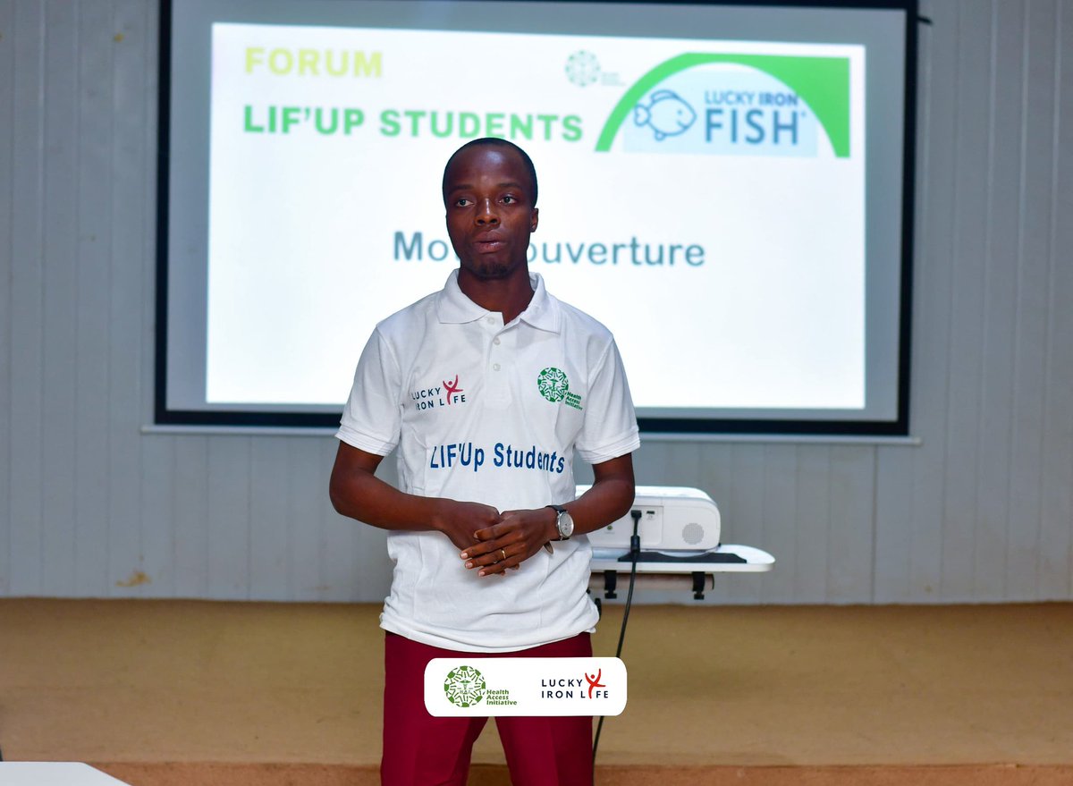 Engagement des 𝘫𝘦𝘶𝘯𝘦𝘴 &amp; é𝘵𝘶𝘥𝘪𝘢𝘯𝘵𝘴 a pris tout son sens dans la lutte contre la carence en fer au Bénin
𝐋𝐮𝐜𝐤𝐲 𝐈𝐫𝐨𝐧 𝐅𝐢𝐬𝐡 (#𝐋𝐈𝐅)
✅ Plus de 30 étudiants, ont travaillé en focus group sur des 𝐧𝐨𝐭𝐞𝐬 𝐝𝐞 𝐩𝐥𝐚𝐢𝐝𝐨𝐲𝐞𝐫 #BeninWithoutIronDeficiency