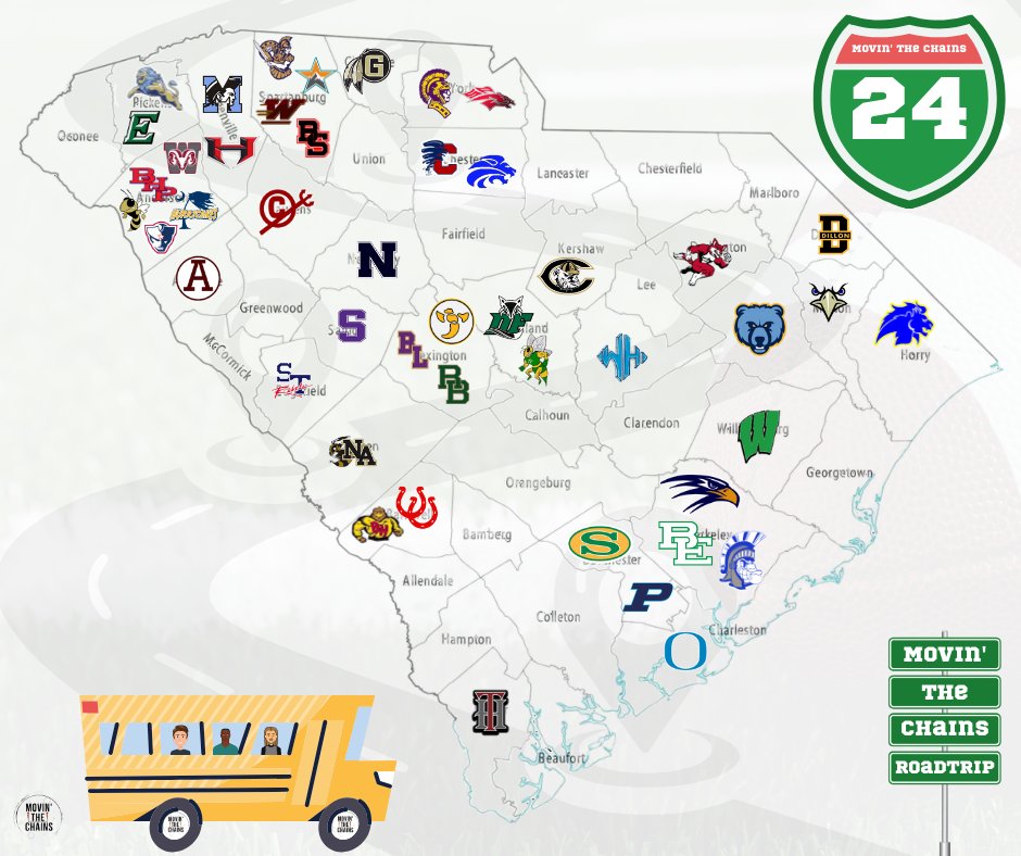 MovinChains's tweet image. 🏈✨ 2024 was 🔥! We traveled across SC, catching 4⃣6⃣ teams in action!

Huge thanks to the coaches, players, &amp;amp; fans! We&apos;re proud to deliver some of the state&apos;s best high school football coverage. Stay tuned—we’re just getting started. 🙌🔥
#schsfb #hsfb #MTCRoadTrip