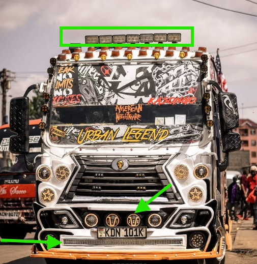 KEpantherr's tweet photo. @VillageElder1 @ntsa_kenya @kipmurkomen @PoliceKE @Classic105Kenya @ray_omollo Good Job ntsa, we must have sanity on our roads. We cannot glorify impunity in the name of LED Lights. Graffiti is okay, music okay, but matatus must follow the law https://t.co/lXCbvcdzK1