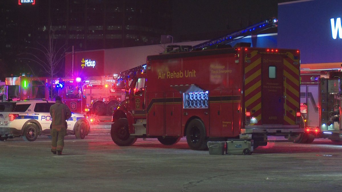 Media371's tweet photo. .@PeelPolice lay charges in $10 million fire at @shopSQUAREONE @WalmartCanada in #Mississauga on Monday night. @ONFireMarshal investigating.

Media Release and photos ---> https://t.co/vCuxfPbYSu