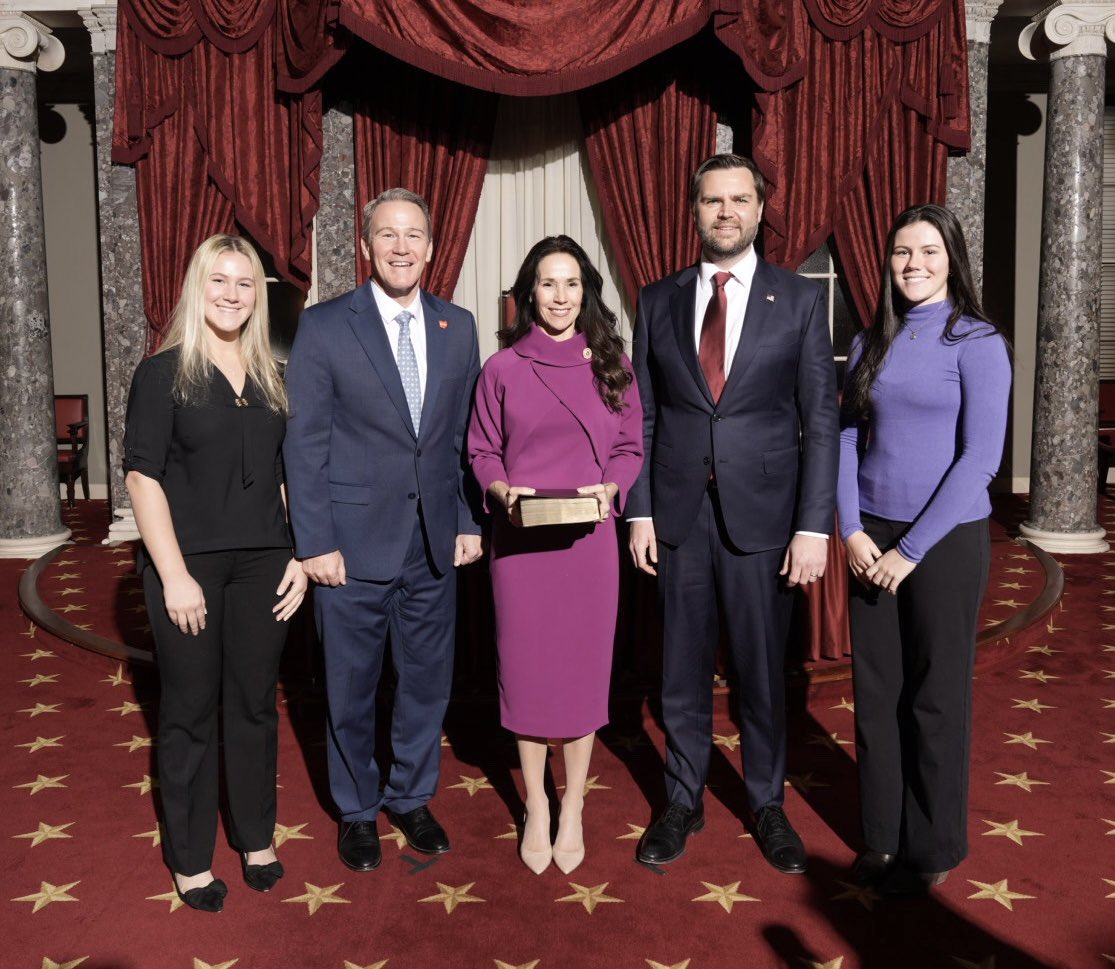 Today, <a href="/JonHusted/">Jon Husted</a> was sworn in by <a href="/VP/">Vice President JD Vance</a> as a United States Senator representing Ohio in Washington.

Senator Husted will continue to fight for Ohioans while working with President <a href="/realDonaldTrump/">Donald J. Trump</a> and Vice President JD Vance to Make America Great Again!