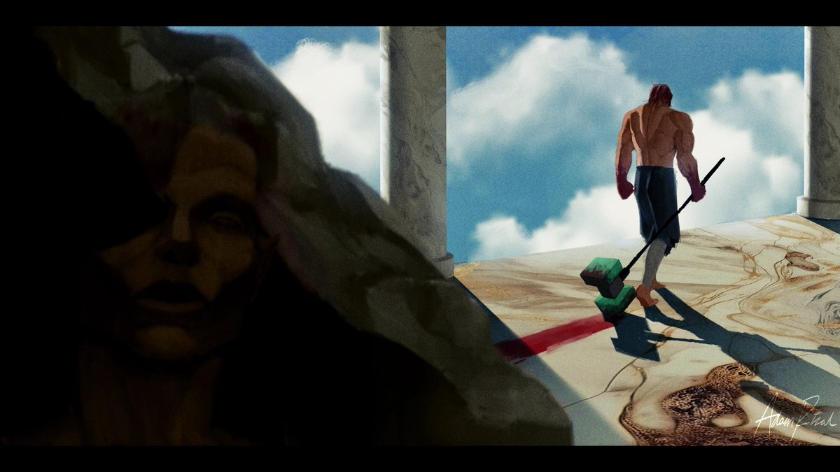 byrizal_'s tweet photo. "I didn't want to have to do this..."

#DigitalArt #oc #ConceptArt #FantasyIllustration https://t.co/EqBWHVkD59