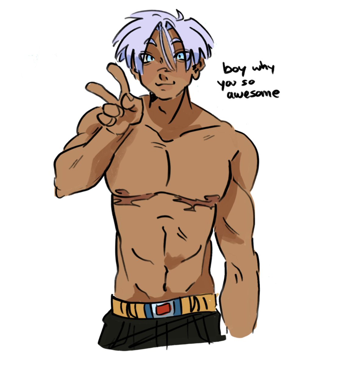 TRUNKS 🐯 HE/HIM ☆ thank you toriyama ☆ FREE 🇵🇸 tweet media