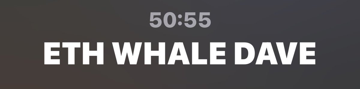 💯 I’ll say it as often as I need to but…

Very grateful for many of the friendships I’ve forged in the space.

<a href="/ethwhaledave/">🦴David-Taylor.eth🇺🇸</a> being one of the best 💯 good friend, good confidant and good person

Excited to be #2 holder in <a href="/metarebelzeth/">Meta Rebelz 🐾🦴</a> 

Excited to be partnered with him &amp;