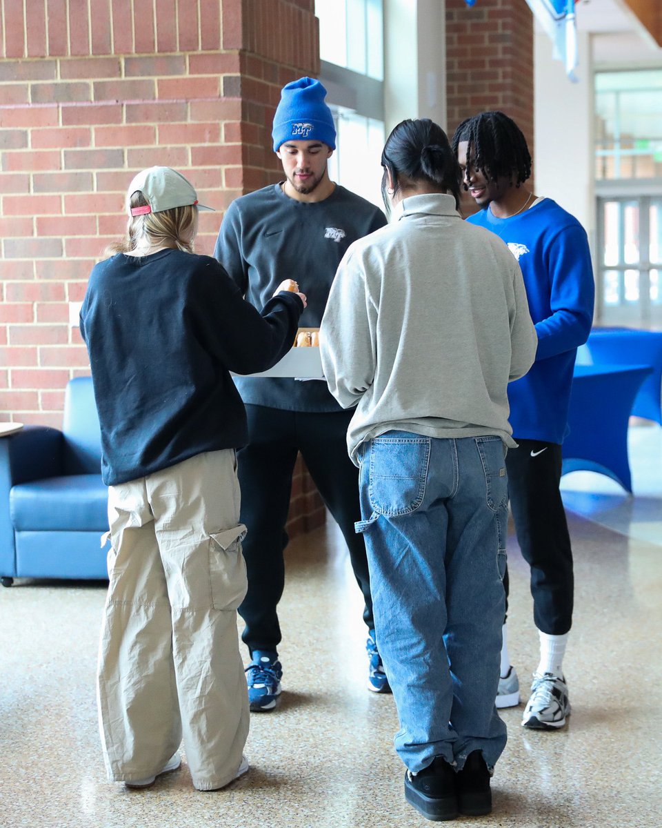 welcome back to campus blue raiders ⚡️