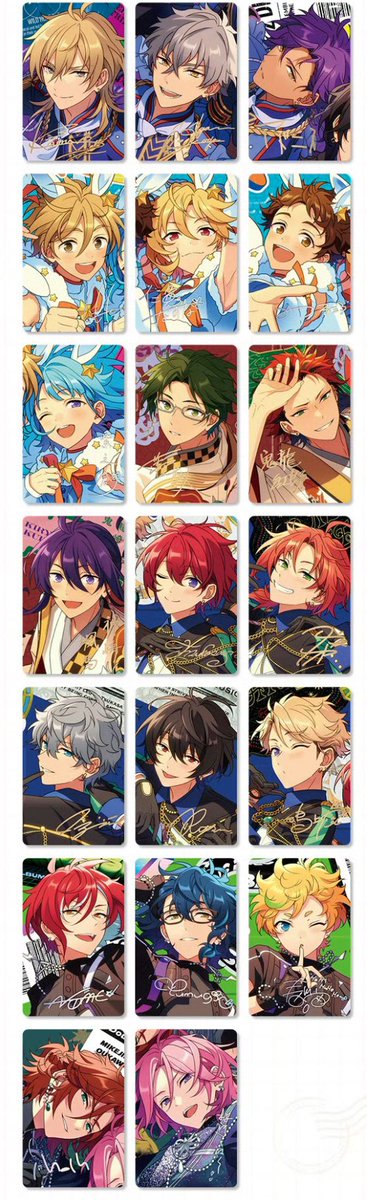 あんスタ 中国 -星夢絵趣- ポラロイド 全絵柄公開 サイズ:63