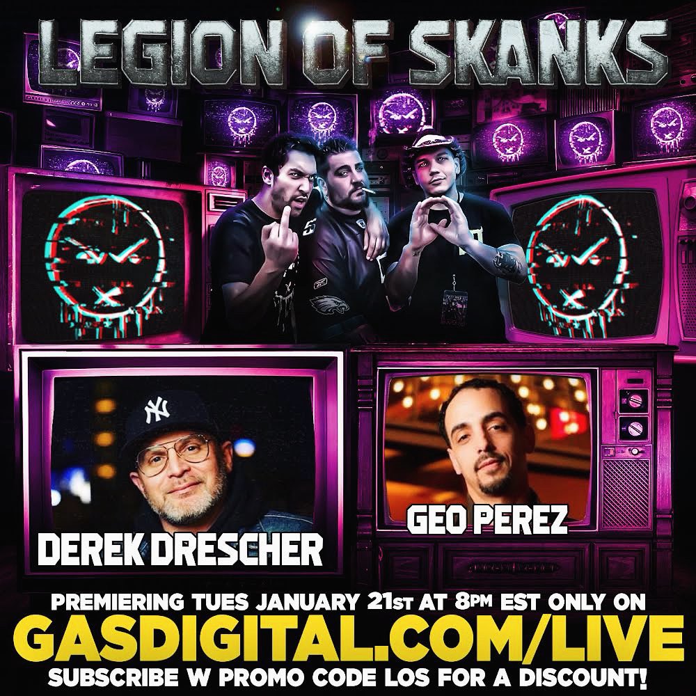 gasdigital's tweet photo. CROSSOVER ALERT! #OnTheGate Podcast joins @LegionOfSkanks tonight at 8pm EST! 

Subscribe to https://t.co/PqbHRw4saW to watch live and use code LOS at signup to unlock BIG SAVINGS on your membership! 

@bigjayoakerson @luisjgomez @ComicDaveSmith @geoperez86 @dojoofcomedy https://t.co/oPcWXMnQtQ