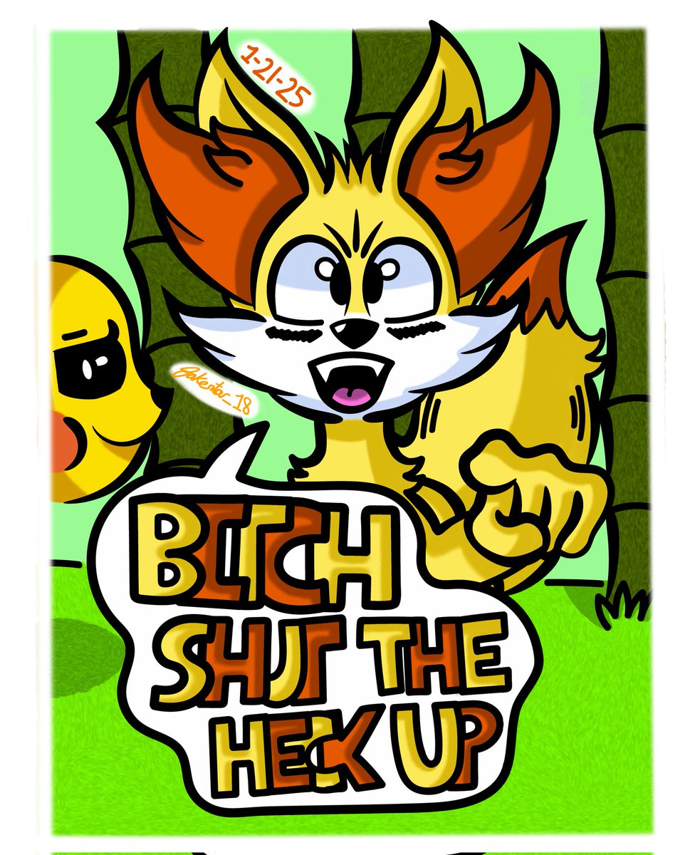 Jakesu15's tweet photo. Happy Bitch Shut The Heck Up Day! :D
#pokemon #googleplus #fennekin #art https://t.co/1i3sb2ISHX