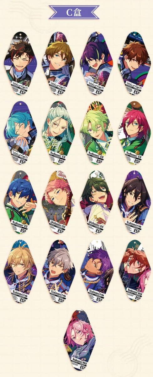 あんスタ「あんスタ 中国 TRIP アクリルキーホルダー 全絵柄公開サイズ