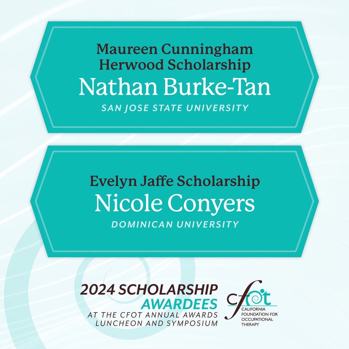 ca_fot's tweet photo. We are excited to kick off the celebration of our 2024 scholarship recipients! (Post 1 of 4) https://t.co/DHo4vSu1jd