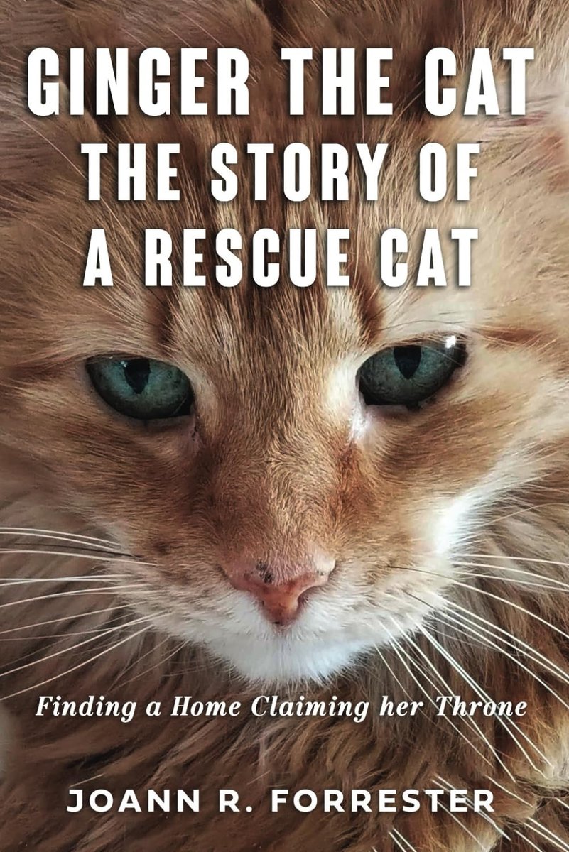 OakmontLibrary's tweet image. Author Event: 'Ginger the Cat ~ Story of a Rescue Cat' by JoAnn Forrester
 Wed, 1/22/25
2p-3:30p