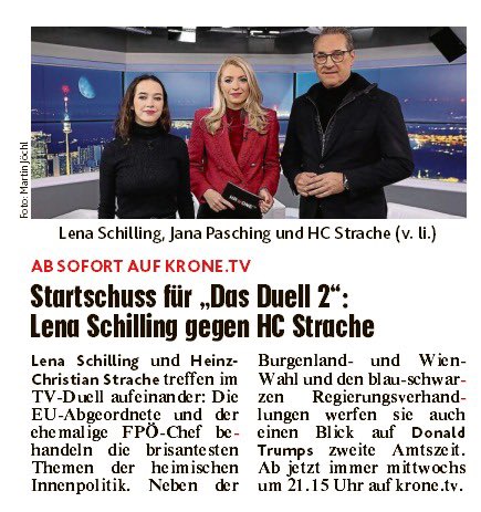 HCStrache1's tweet photo. #kronetv #schilling #hcstrache https://t.co/wz0TUbJQq0