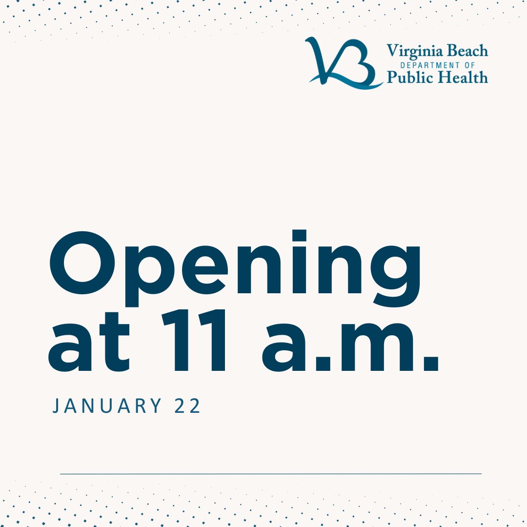 Virginia Beach Department of Public Health tweet media