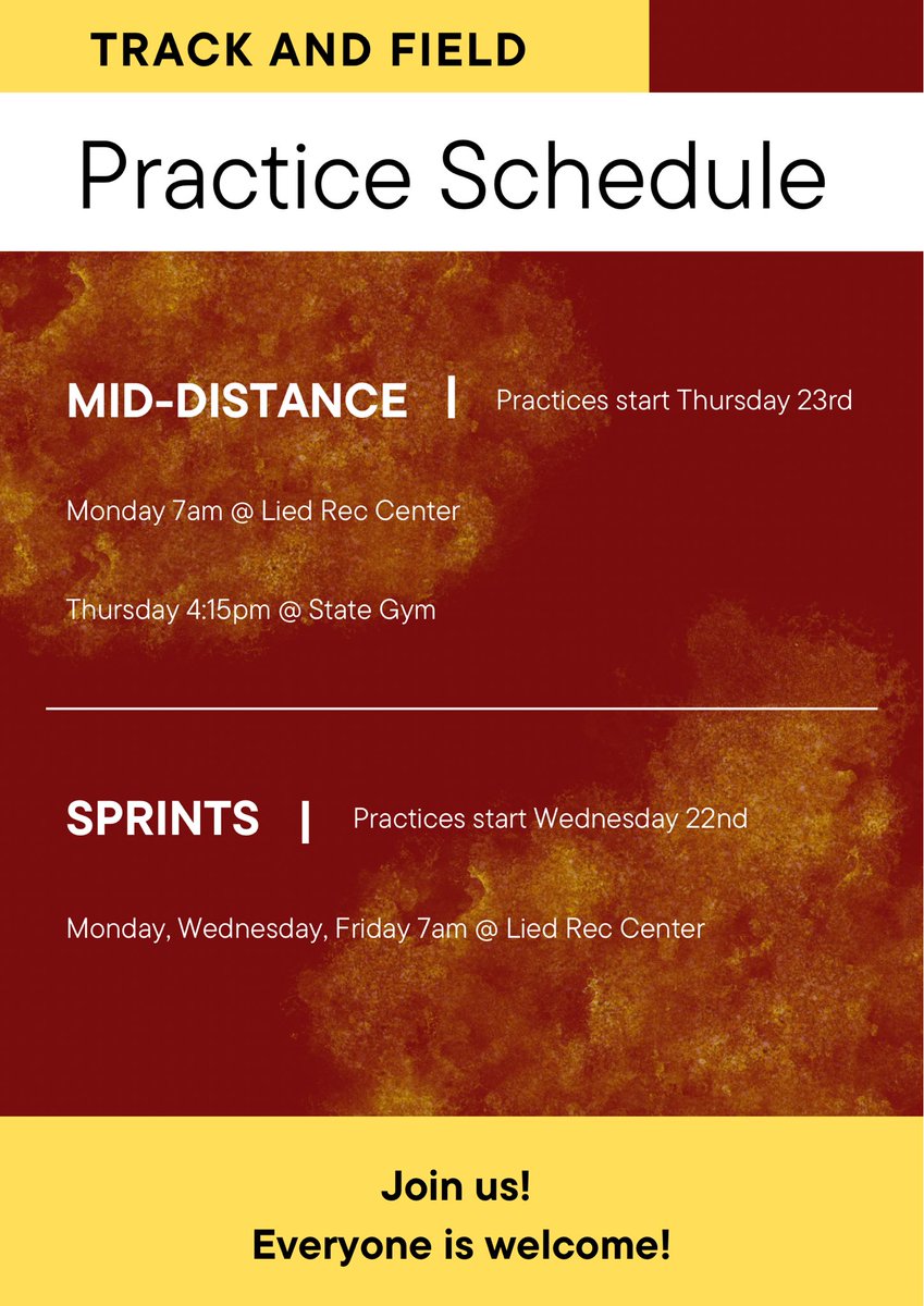 Run_ISU's tweet image. Track Practices start tomorrow!