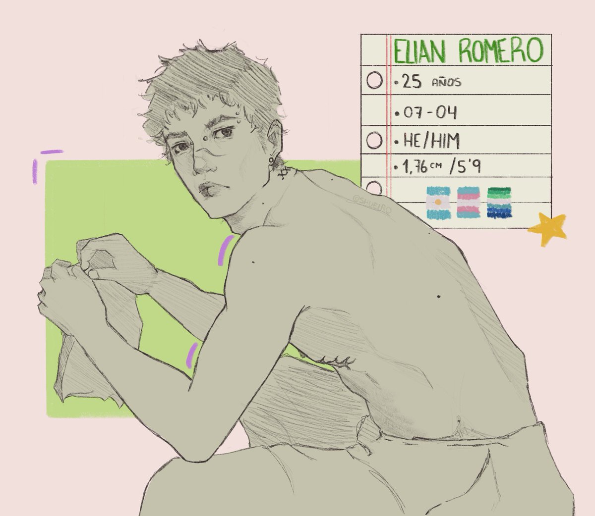 shueiro's tweet photo. ✱ — the main character 
◜ #oc #ocart ◞ https://t.co/pdcPCNGcwJ