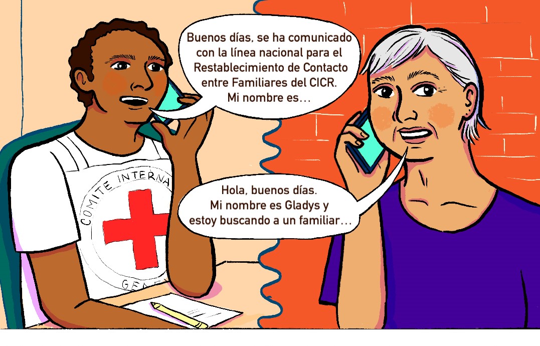 Nuestra línea de atención para el restablecimiento de contacto entre familiares está disponible en el siguiente horario:

De Lunes a Viernes 
De 8:00 am a 5:00pm.

Si perdiste el contacto con algún familiar, podemos ayudarte. 

Llámanos 📲 58 0412 266 59 45