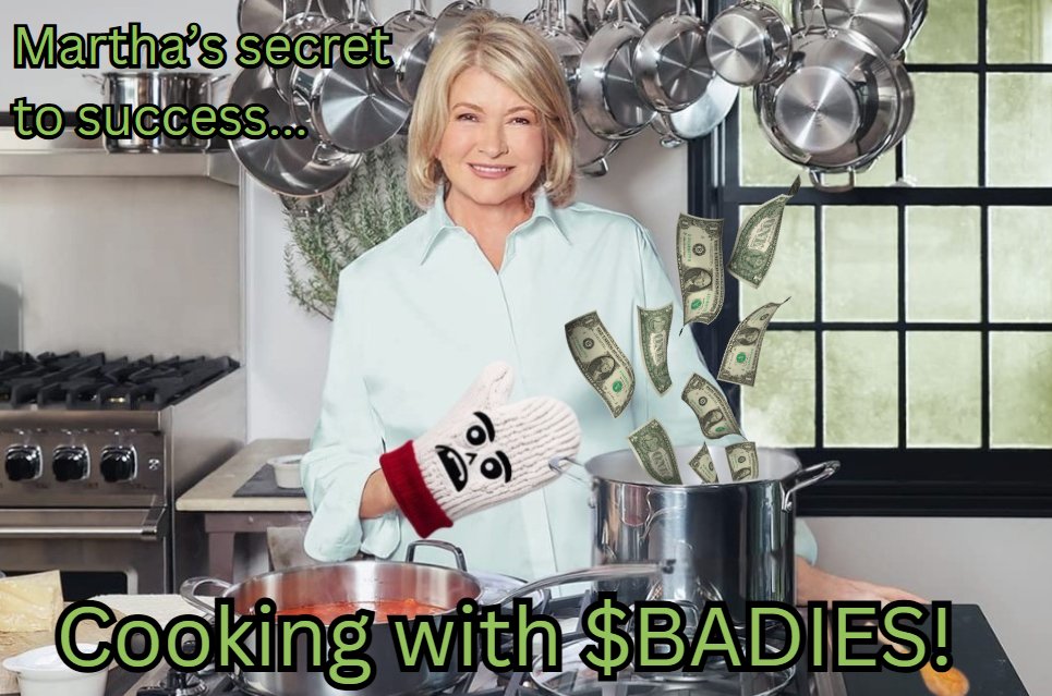 BadMittens24's tweet photo. The only recipe for gains. @MarthaStewart 

#BADIESonBASE https://t.co/ww81Ygl4Bi