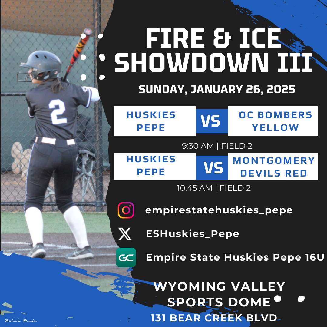 We’re back, baby! 🔥🥎 The Empire State Huskies 16U Pepe are hitting the field at the Wyoming Dome in Wilkes-Barre, PA, and we’re ready to bring the heat! 💪⚾ Let’s go, Huskies! 💥    <a href="/EStateHuskies/">Empire State Huskies</a> <a href="/3N2Sports/">3N2 Sports</a> #GDTBAH