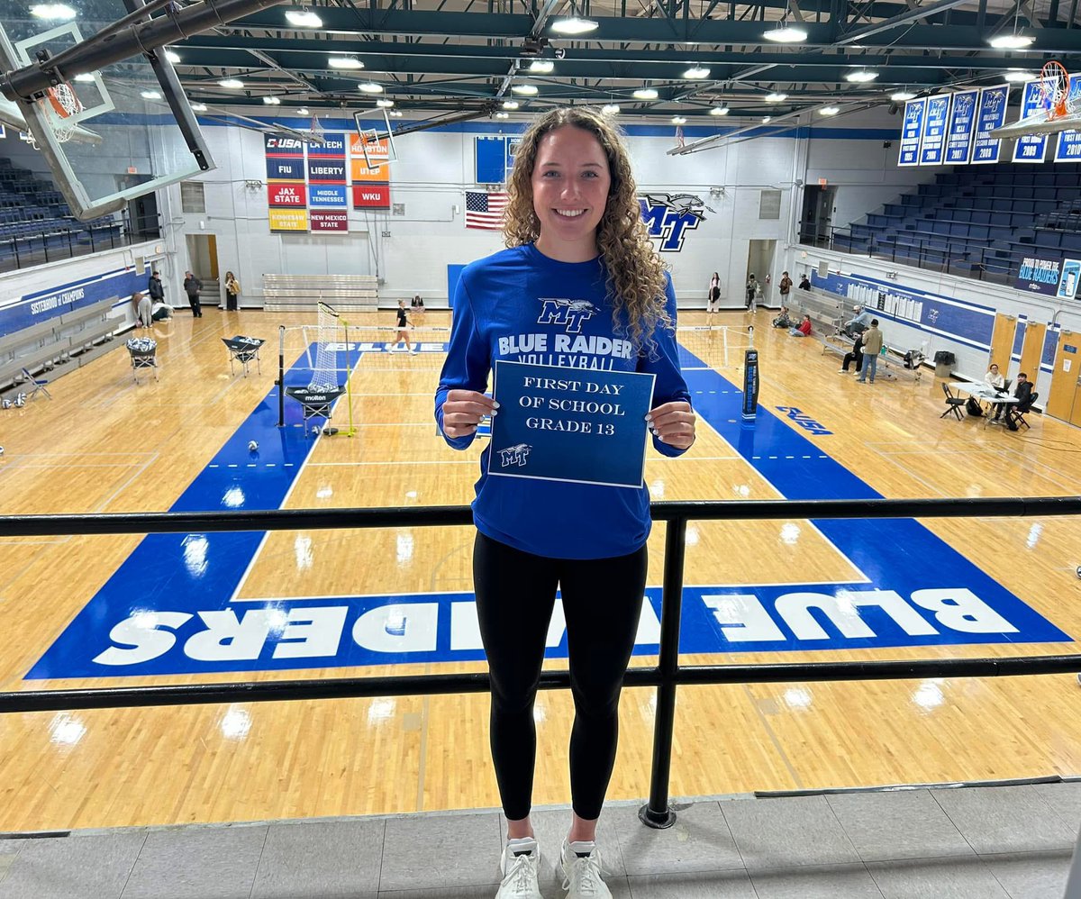 WeBo Volleyball (@webovolleyball_) on Twitter photo We want to wish <a href="/DurbinRaegan/">Raegan Durbin</a> a great first semester with <a href="/MT_Volleyball/">Middle Tennessee Volleyball</a> ๐๐
We love you and wish you the best!!!! โญ๏ธ We want to wish <a href="/DurbinRaegan/">Raegan Durbin</a> a great first semester with <a href="/MT_Volleyball/">Middle Tennessee Volleyball</a> ๐๐
We love you and wish you the best!!!! โญ๏ธ