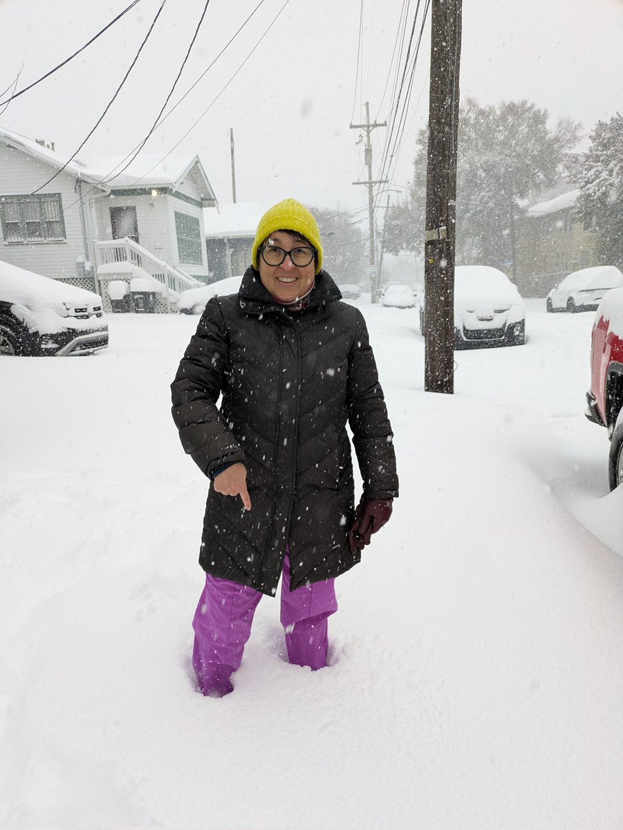 Such a strange and wonderful day! #NOLAsnowday