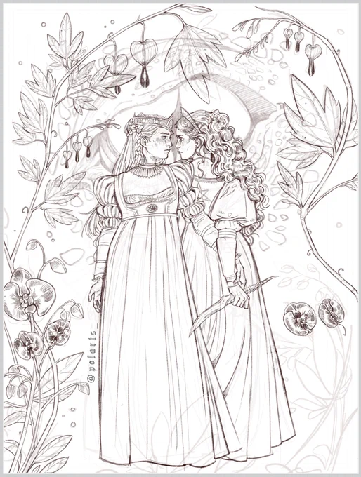 a scrapped rhaenicent wip if u even care 🥲 