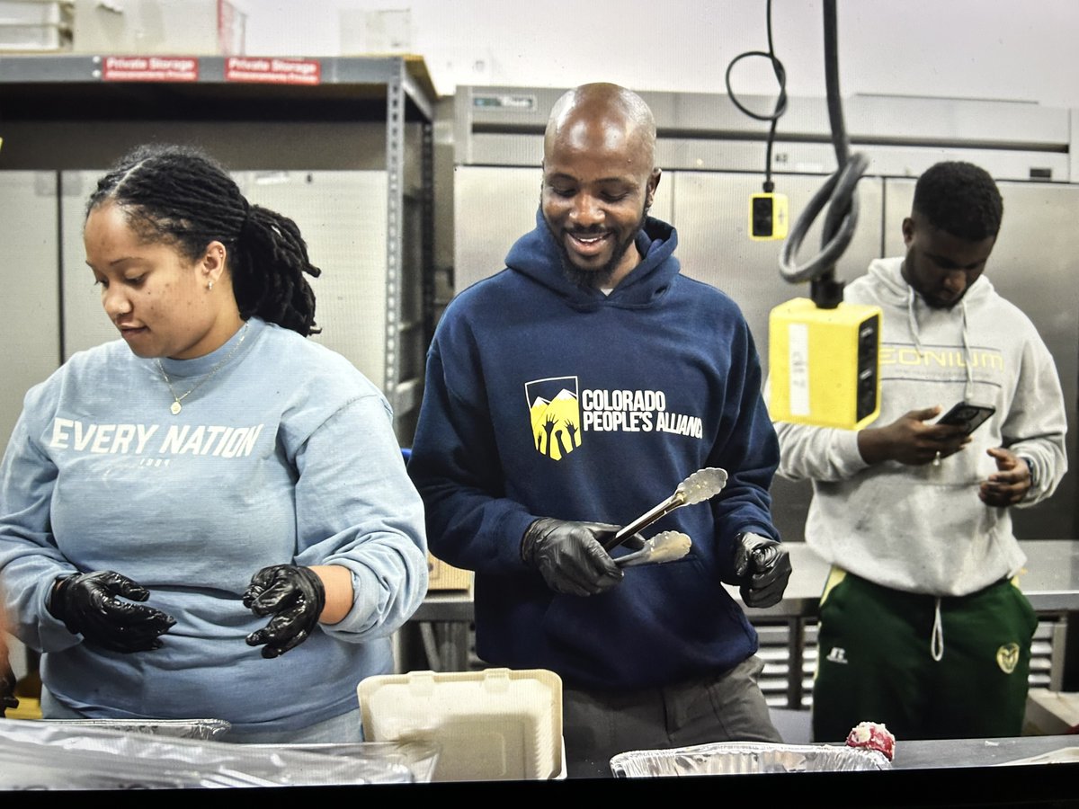 1,400+ meals were prepared &amp; served to Denver/Aurora communities yesterday for MLK Day!  Thankful to partner with Brother Jeff for this day of service. #MLKDay #CommunityService