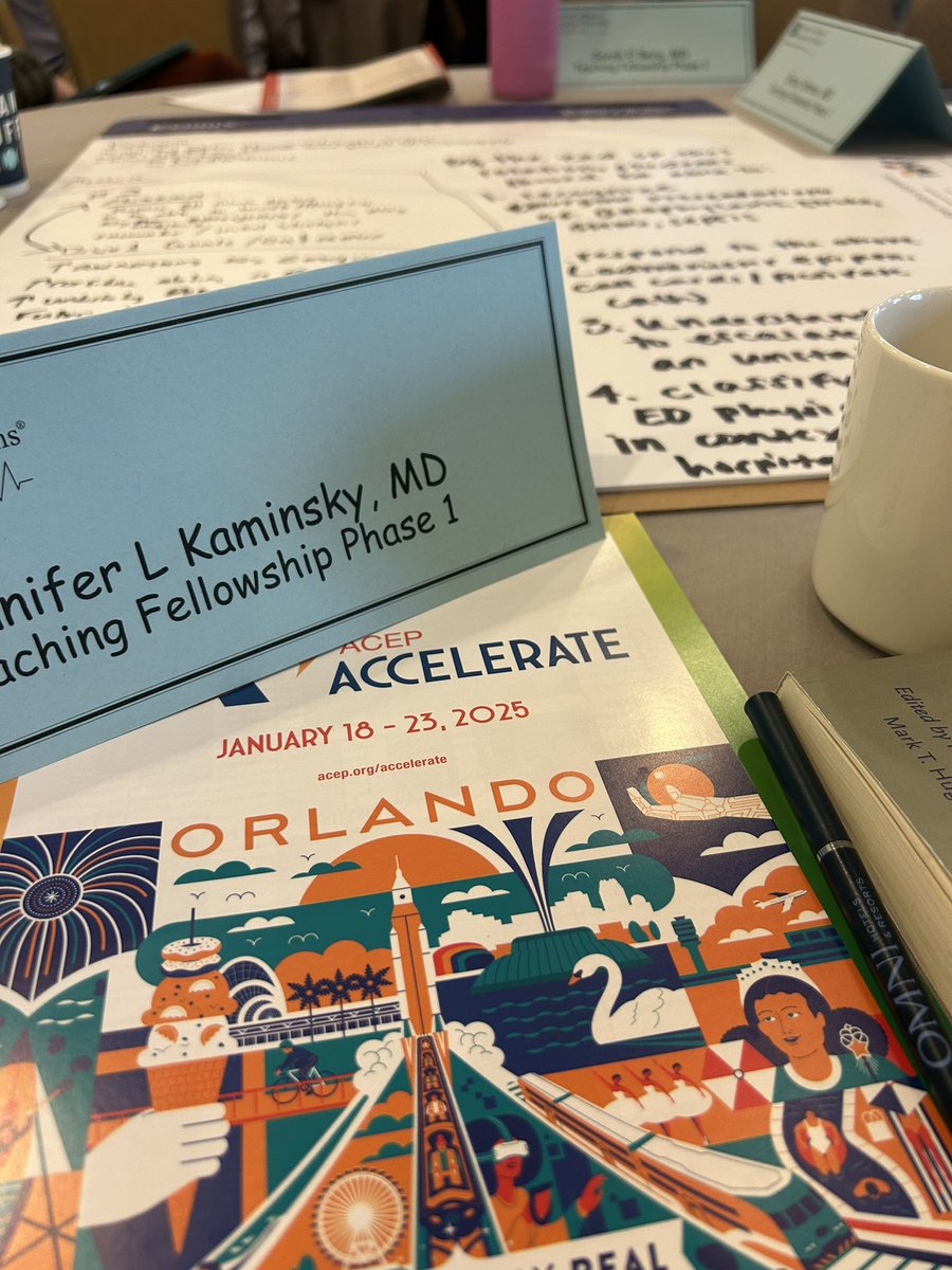 jen_kaminskyMD's tweet photo. It has been a great ACEP Teaching Fellowship #ACEPTF so far! Really wonderful to learn from #meded colleagues and faculty! https://t.co/TwK17lFSrm