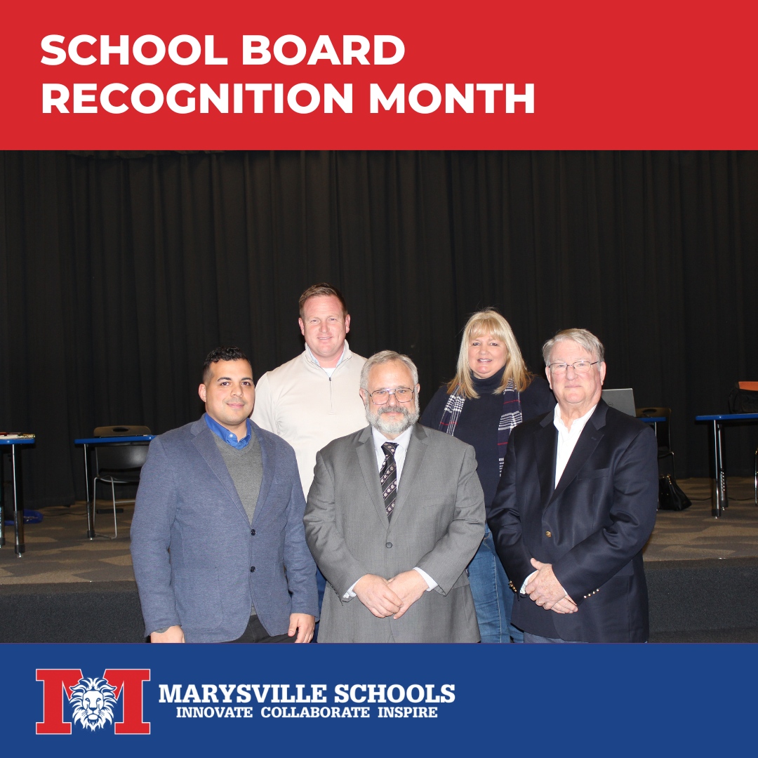 MarysvilleEVSD's tweet photo. January is School Board Recognition Month! π
Join us in thanking our school board members for their dedication and hard work. Their commitment helps make a difference for our students, staff, and schools every day! π
#PTBM #MEVSD https://t.co/GR1BSOdu1h