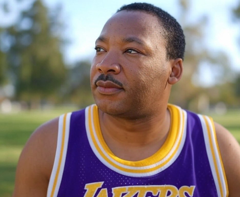 TheLakersAve's tweet image. 💜 The Los Angeles Lakers honoring 
Martin Luther King Jr. on #MLKDay❕

💛 #MLKInColor • #LakeShow