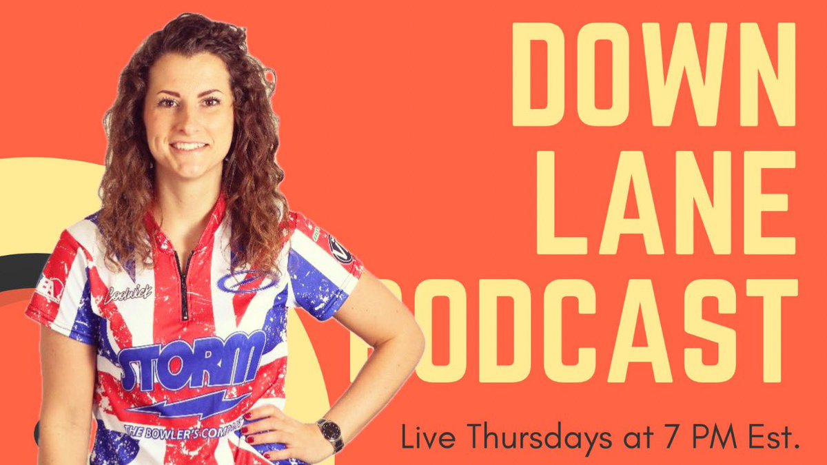 DownLanePodcast's tweet photo. @VerityCrawley will be joining us on the show this Thursday night! 7pm EST. on Facebook and YouTube. #bowling #pwba #VerityCrawley https://t.co/swKvDRVX3B