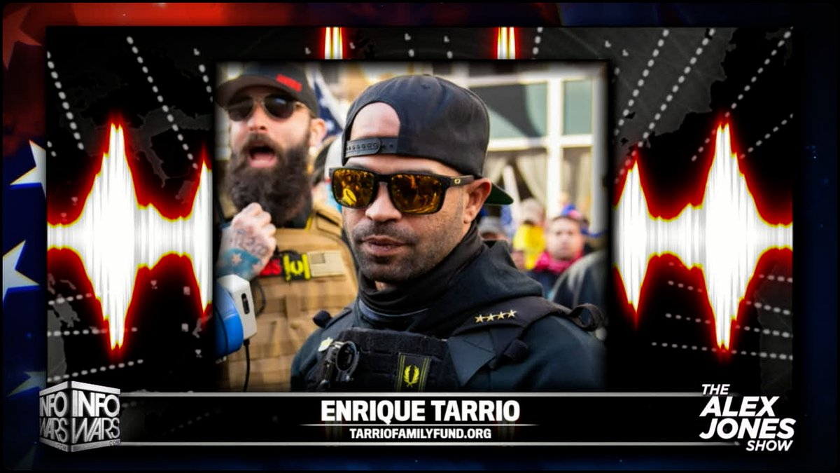 EXCLUSIVE: Pardoned Proud Boys Leader Enrique Tarrio Calls For Merrick Garland's Arrest

@NobleOne

» WATCH/SHARE THE LIVE X STREAM HERE:
https://t.co/lRa0L2xxy3 https://t.co/DhTnkvUamQ