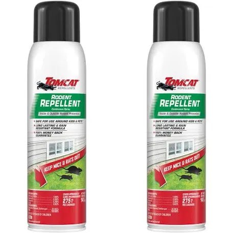 twolfeaustin's tweet photo. @gordonkeith …heard you talk about the rodent damage to your car.  Had the same $2500 problem.  I’ve used this to help.  I treat around the garage door and the ground around the car. https://t.co/fnSEKhakn0