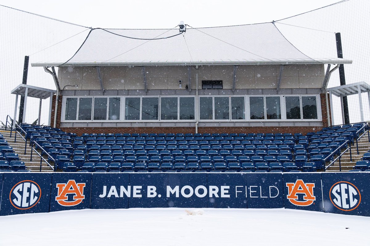 Softball Weather ❄️🥎

#WarEagle