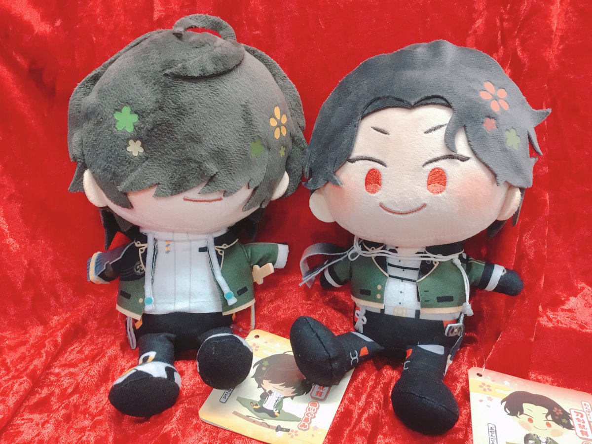 💮入荷情報💮 #わんぱく刀剣乱舞 ぬいぐるみ #桑名江 #豊前江 #松井江