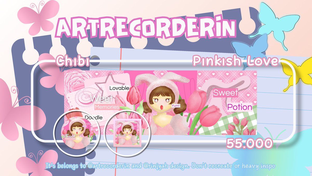 rinjyah's tweet image. Halo! Help RT TYSM 

Ada layout chibi pinkeu bunny yang siap kamu jemput sekarang juga! 

#zonauang #zonauang️ #zonauangᅠ