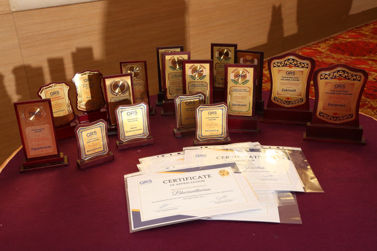 QR_Solutions's tweet image. What a memorable #AnnualDay2025! 🎉 Fun, inspiration, &amp;amp; celebration all in one! 🌟 Big cheers to our award-winning stars &amp;amp; heartfelt insights from our CEO @viadhee , Here&apos;s to many more! 🙌 #TeamGoals #QRsolutions