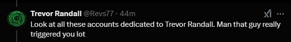 Trevor Gordo Randall tweet media