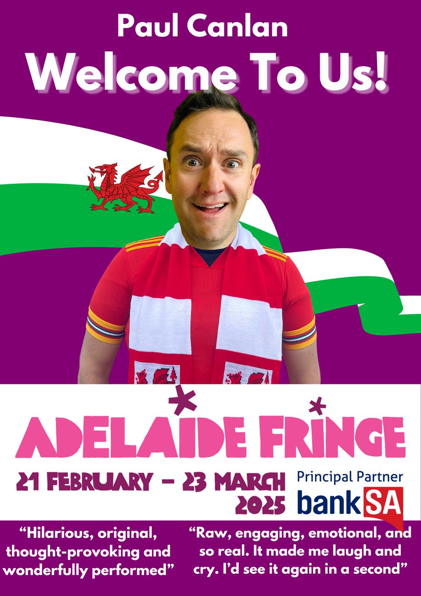 WelcomeToUsShow's tweet photo. Adelaide here we come. https://t.co/swCcJGqCyW