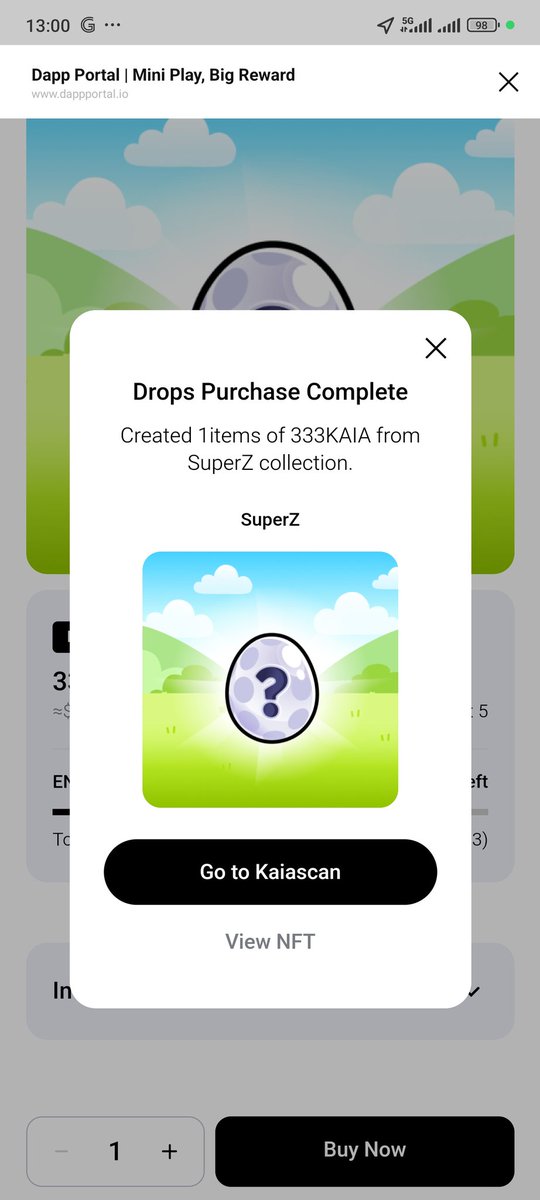 CodemacZero's tweet image. Done minting 🙌🏽 🥚
Aiming for the Red SuperZ 

#KaiaChain #LINEapp #MiniDapp