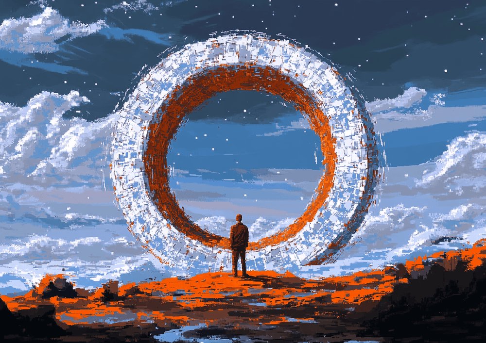 quantadot's tweet photo. @OpenAI "StarGate: Portals of AI Ascension"
This mesmerizing artwork embodies the vision of "StarGate," a transformative project dedicated to advancing artificial intelligence and propelling humanity toward the achievement of technological singularity.
https://t.co/YMDDkEtndj https://t.co/rT9kJ35lwJ