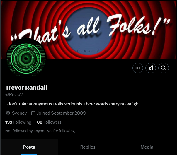 Trevor Gordo Randall tweet media