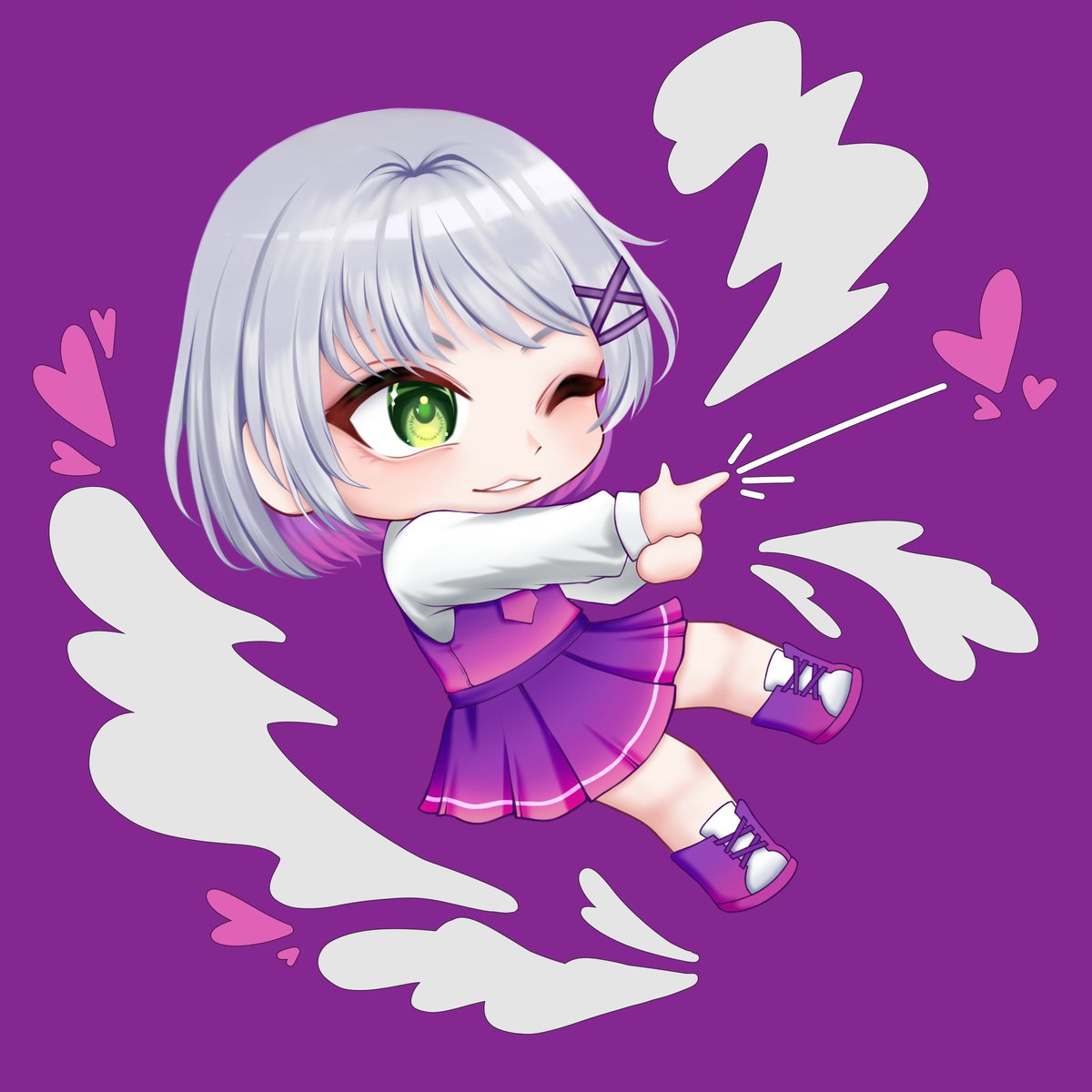 keyyychiii_'s tweet photo. BANG!! got ur heart hehe

art for lili rewind ~♡
#grimmyart https://t.co/XteK4BWBW8