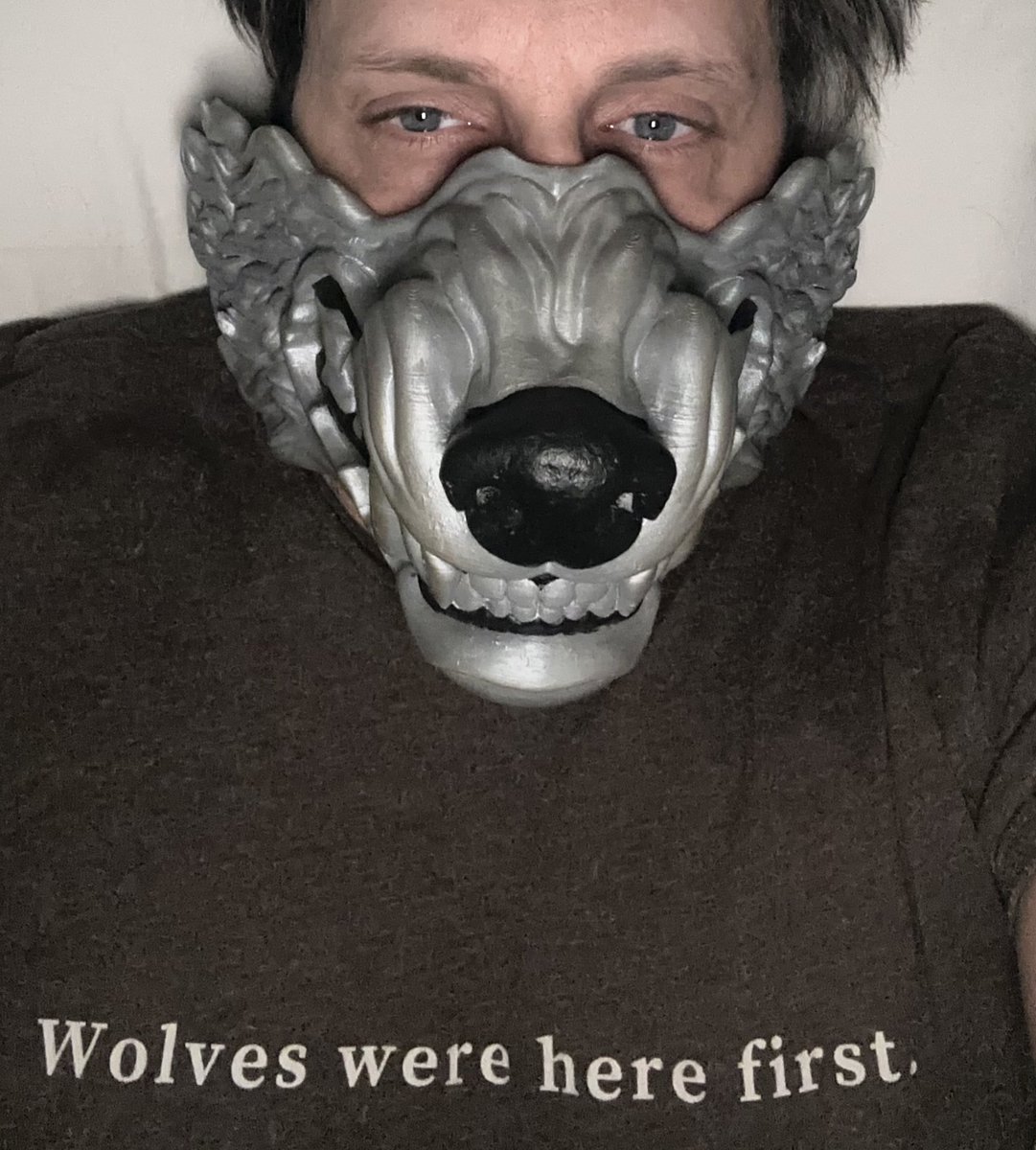 TheMexyWolf's tweet photo. They were. #WolvesBelong #SaveTheLobo #Therian #SpeciesDysphoria #WolfMask https://t.co/kDoLzhhV4s