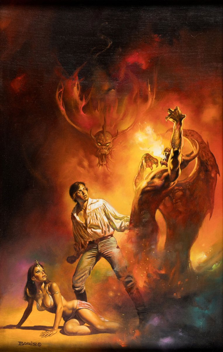 CREEPY cover by Boris Vallejo (1980) #horrorart #fantasyart