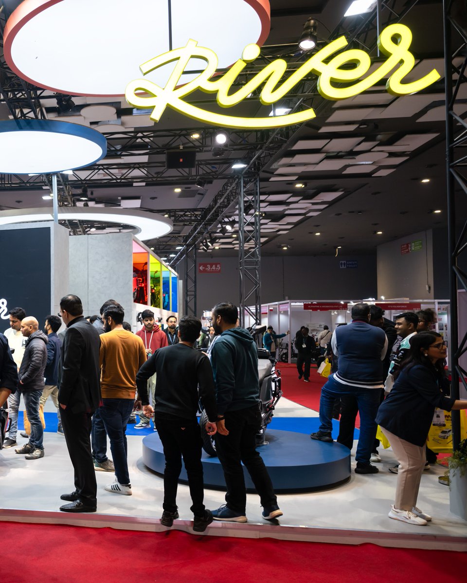 Delhi, you showed up and showed love. Watching you experience Indie at Auto Expo 2025 made our day ⚡️🛵

#BharatMobility2025 #riverindie #autoexpo #rideriver #suvofscooters #indievibes #EV #ScooterRides #GoElectric #ElectricScooter #autoexpo2025#MobilityRedefined #BharatMandapam