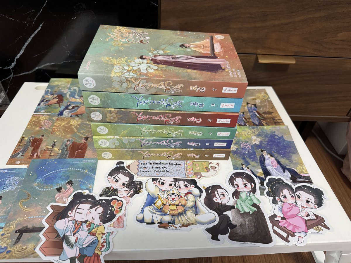 kinny_kim's tweet photo. #ไข่มุกงามเหนือราชัน 6 เล่มจบ 1350รวมส่งJ&amp;T(ราคาปก2754)
#นิยาย #ขายนิยาย #นิยายมือสอง #ขายนิยายมือสอง #นิยายแปลจีน #นิยายแปลจีนมือสอง #นิยายจีนแปล #นิยายจีนแปลโบราณ #นิยายแปลจีนโบราณ #นิยายแปล #นิยายจีนแปลมือสอง https://t.co/Gf3ZgUOJyH