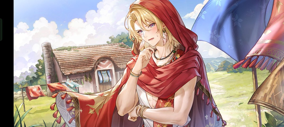 exhourt's tweet photo. He’s so pretty in these clothes.

(Lv.7 Banner Affection Event).

#Noctilucent #Cypar https://t.co/X1M9R1CEvH